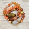 Sunset Lantana | gemstone bracelet set