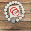 White Party- Agate, Howlite and Jade gemstone bracelet set