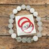 White Party- Agate, Howlite and Jade gemstone bracelet set