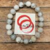 White Party- Agate, Howlite and Jade gemstone bracelet set