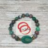 Indian Summer Set-Agate, Chrysoprase and Jasper gemstone bracelet set