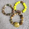 Neon Trail | gemstone bracelet set