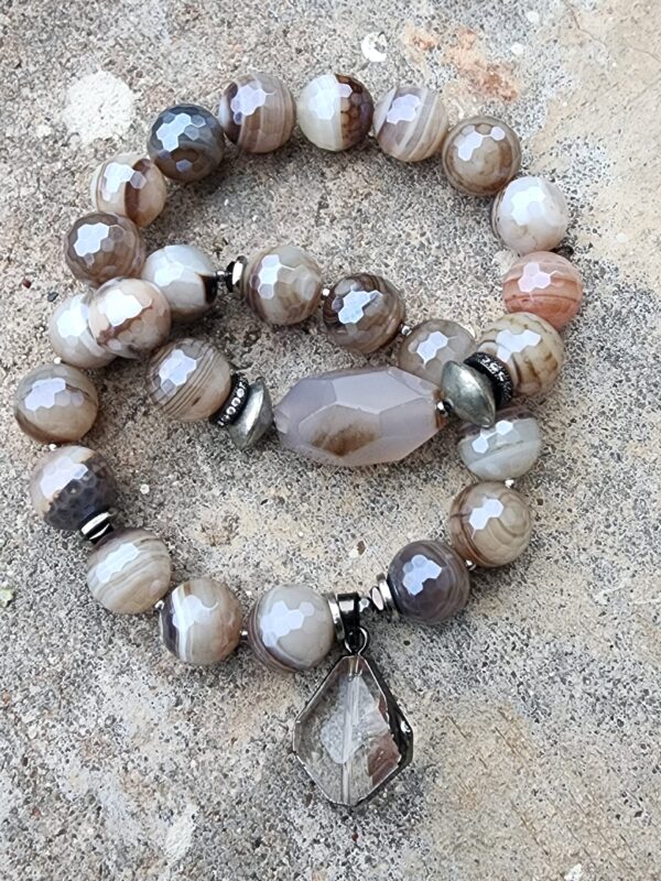 Enchanted Sardonyx | gemstone bracelet set