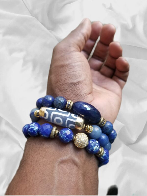 Blu Sapien | gemstone bracelet set - Image 3