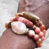 Sunset Lantana | gemstone bracelet set