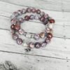 Red Lightning | gemstone bracelet set