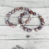 Red Lightning | gemstone bracelet set