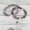Red Lightning | gemstone bracelet set
