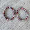 Red Lightning | gemstone bracelet set