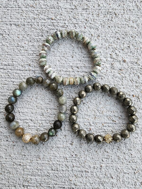 OGW| gemstone bracelet set - Image 2