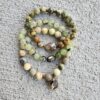 Mantis | Jasper & Prehnite gemstone bracelet set