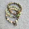 Mantis | Jasper & Prehnite gemstone bracelet set