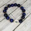 Evil Eye, Blue Tiger's Eye gemstone bracelet singles