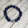 Evil Eye, Blue Tiger's Eye gemstone bracelet singles