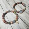 20220407_200904 Natural Mexican Imperial Jasper gemstone bracelet set