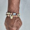 Natural Mexican Imperial Jasper gemstone bracelet set