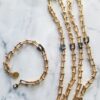 Gold U-Shape Chain Bracelet
