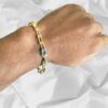 Gold U-Shape Chain Bracelet