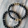 TBG | Black Onyx gemstone bracelet set