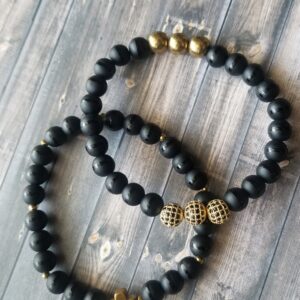 20220607_183441 TBG | Black Onyx gemstone bracelet set