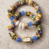 Chaouen | Krobo rondelle bracelets
