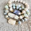 Modern Class | gemstone bracelet set