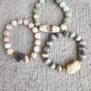 Modern Class | gemstone bracelet set