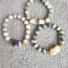 Modern Class | gemstone bracelet set