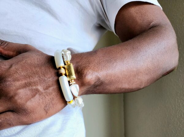 Lustre | MOP bracelet set