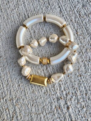 Lustre | MOP bracelet set