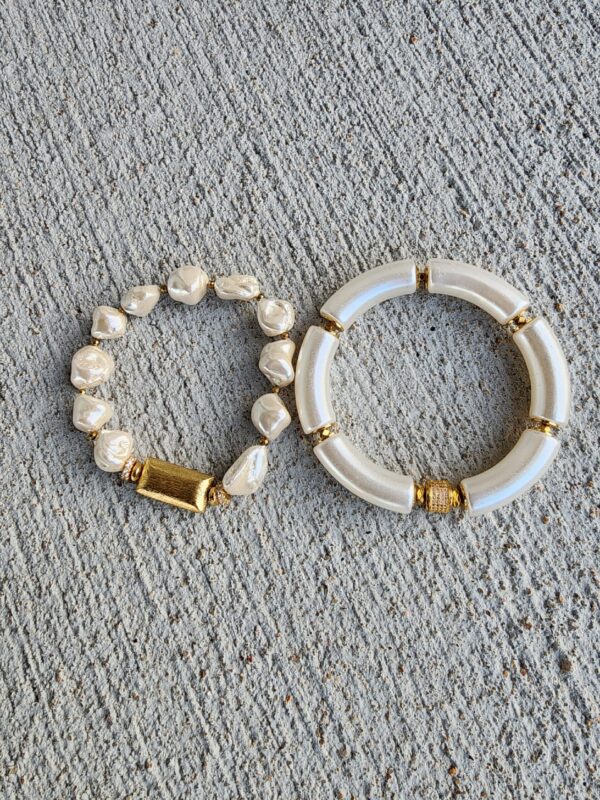 Lustre | MOP bracelet set
