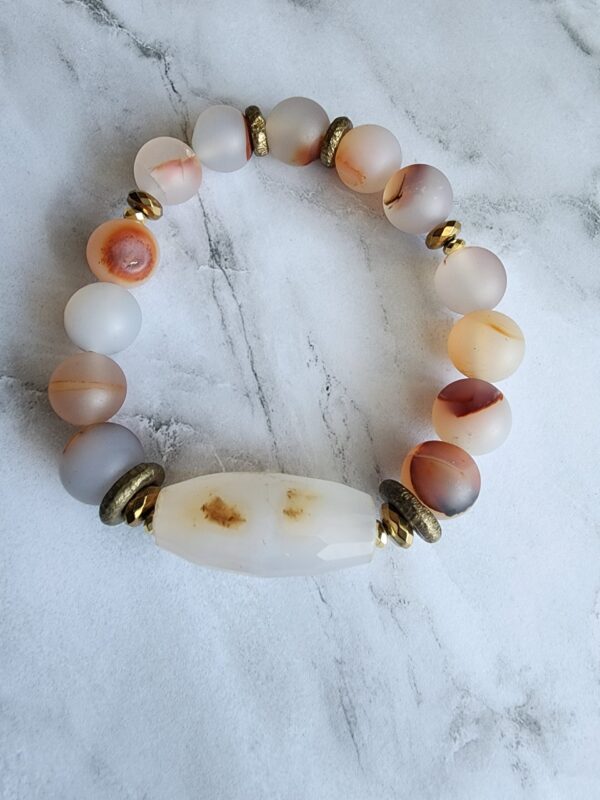 20220915_174303 Marmalade | Agate gemstone bracelet set