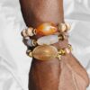 Marmalade | Agate gemstone bracelet set