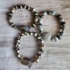 Dark Chestnut Ash| Agate gemstone bracelet set