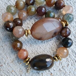 Cabin | Agate gemstone bracelet set