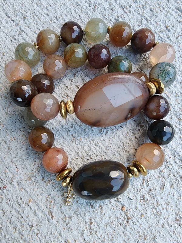20221013_180003 Cabin | Agate gemstone bracelet set