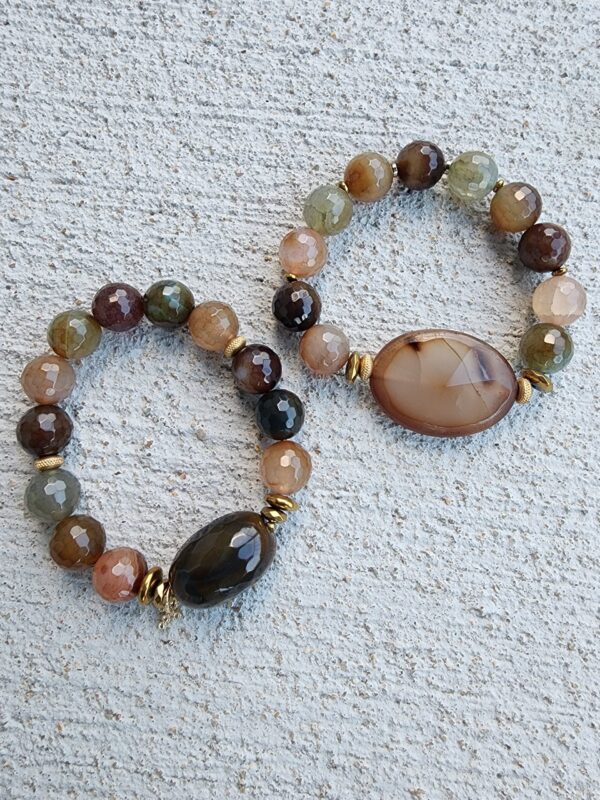 20221013_180052 Cabin | Agate gemstone bracelet set