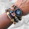 Tarantula | gemstone bracelet set