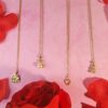 V LOVE 18k Gold filled Necklaces