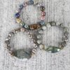 Pavonine | gemstone bracelet set