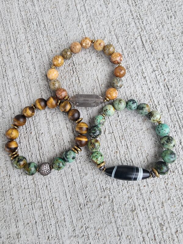 SAATE | gemstone bracelet set