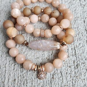 20230128_161755 Peach Blush | gemstone bracelet set