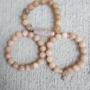 Peach Blush | gemstone bracelet set