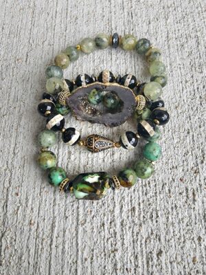 Endue | gemstone bracelet set