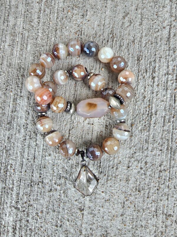 Enchanted Sardonyx | gemstone bracelet set