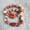 Calcine | Fire Agate gemstone bracelet set