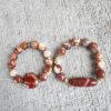 Calcine | Fire Agate gemstone bracelet set
