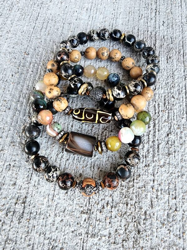 Allay | gemstone bracelet set