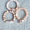 Pink Himalayan | gemstone bracelets set