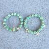Green Glimmer | Agate gemstone bracelets set